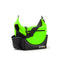 Green and black bag with a visible brand logo on a white background